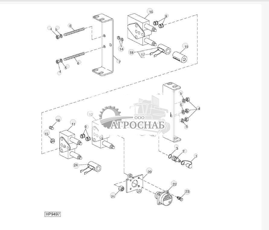 Solenoid Control Valve Module Assembly And Mountings 